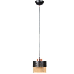 Φωτιστικό Οροφής 835-125-315 15x75cm 1xE27 60W Black-Bronze
