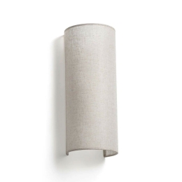 Φωτιστικό Τοίχου - Απλίκα 66401-103 2xE27 12x10x37cm White-Linen Faro Barcelona