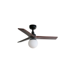 Ανεμιστήρας Οροφής Klim S 34278-11L D92,5cm 1xE27 Black-Dark Walnut Faro Barcelona