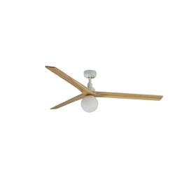 Ανεμιστήρας Οροφής Klim L 34279-11L D150cm 1xE27 White-Oak Faro Barcelona