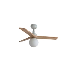 Ανεμιστήρας Οροφής Klim S 34281-11L D92,5cm 1xE27 White-Oak Faro Barcelona