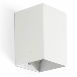 Φωτιστικό Τοίχου Lune Square Smooth 40530 1xGU10 8x10cm White Faro Barcelona