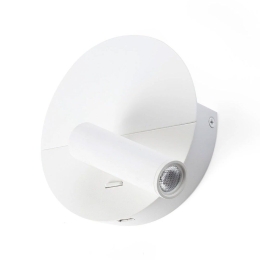 Φωτιστικό Τοίχου - Reader Duas Reader LED 3W 2700K 100lm USB C White Faro Barcelona