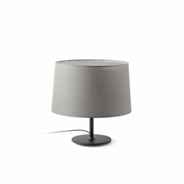 Φωτιστικό Επιτραπέζιο Windsor 20225-130 1xE27 43,5x51cm Black-Grey Faro Barcelona