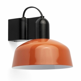 Φωτιστικό Τοίχου TatawinMetal 1xE27 20335-143 14x15,5cm Black-Reddish Orange Faro Barcelona