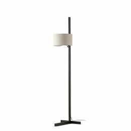 Φωτιστικό Δαπέδου Stand Up 57211-04 40x40x175cm 1xE27 15W Black-Linen Faro Barcelona