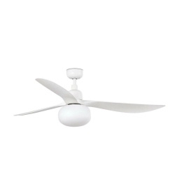 Ανεμιστήρας Οροφής Outwood L 34363-11L 1XE27 IP44 D150cm White Faro Barcelona