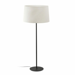 Φωτιστικό Δαπέδου Windsor 20227-152 1xE27 64x160cm Black-Linen Faro Barcelona