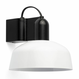Φωτιστικό Τοίχου Tatawin Metal 20335-140 1xE27 14x15,5cm Black-White Faro Barcelona
