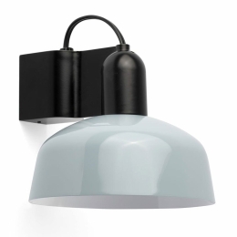 Φωτιστικό Τοίχου Tatawin Metal 1xE27 20335-142 14x15,5cm Black-Greyish Blue Faro Barcelona
