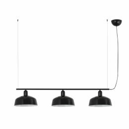 Φωτιστικό Οροφής - Ράγα Tatawin Metal M 20338-146 3xE27 210x100cm Black Faro Barcelona