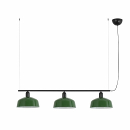 Φωτιστικό Οροφής - Ράγα Tatawin Metal M 20338-149 3xE27 210x100cm Black-Green Faro Barcelona