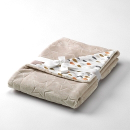 Κουβέρτα Βρεφική Galaxy Beige Mora Αγκαλιάς 80x110cm Πολυέστερ