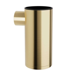 Ποτηροθήκη Επιτοίχια 86-023 6x12cm Brushed Brass Pam&Co Ορείχαλκος