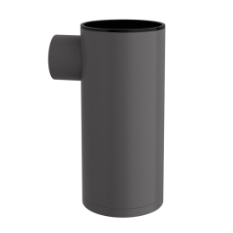 Ποτηροθήκη Επιτοίχια 86-113 6x12cm Matte Anthracite Pam&Co Ορείχαλκος