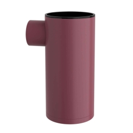 Ποτηροθήκη Επιτοίχια 86-153 6x12cm Matte Bordeaux Pam&Co Ορείχαλκος