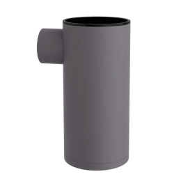 Ποτηροθήκη Επιτοίχια 86-163 6x12cm Matte Concrete Grey Pam&Co Ορείχαλκος