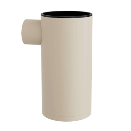 Ποτηροθήκη Επιτοίχια 86-703 6x12cm Matte Ivory Pam&Co Ορείχαλκος