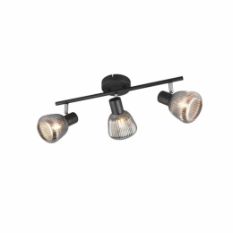 Φωτιστικό Οροφής - Σποτ Tarifa 862800332 47x16x19cm 3xE14 10W Chrome-Black Trio Lighting