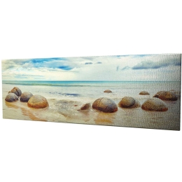 Πίνακας Καμβάς 257MJS3267 80x30cm Multi Wallity Οριζόντιοι Ξύλο, Καμβάς