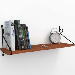 Ράφι Τοίχου Seramoni 775DCM1641 72x20x27cm Walnut