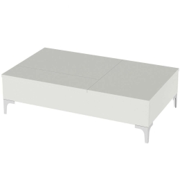 Τραπέζι Σαλονιού Esinti 756FRN2813 121x69,2x28cm White