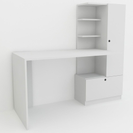 Γραφείο Merinos 756FRN3810 149,5x61,8x120cm White
