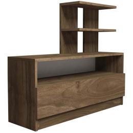Παπουτσοθήκη Airy 802CLP3907 100x29,6x85cm Walnut Μοριοσανίδα, Μελαμίνη