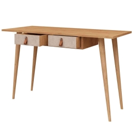 Γραφείο Soomin 811MDD3806 120x60x74cm Oak-Concrete