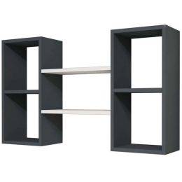 Ραφιέρα Τοίχου Bambi 835PUQ1603 105x19,6x60cm White-Anthracite