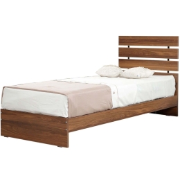 Κρεβάτι Fuga (Για Στρώμα 90x200cm) 801CMY5304 95x205x100cm Walnut Μονό