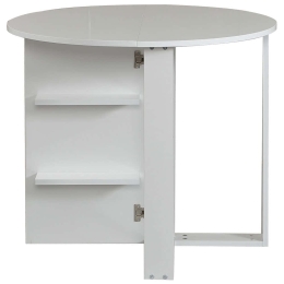 Τραπέζι Αναδιπλούμενο Middle 801CMY2920 90x45x77cm White Μοριοσανίδα, Μελαμίνη
