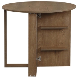 Τραπέζι Αναδιπλούμενο Middle 801CMY2923 90x45x77cm Dark Oak Μοριοσανίδα, Μελαμίνη