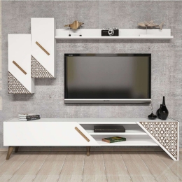 Σύνθεση Τηλεόρασης Beril 845HCT3001 180x37x40cm White