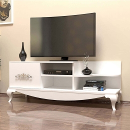 Έπιπλο Τηλεόρασης Sultan 845HCT3057 130x45x50,6cm White