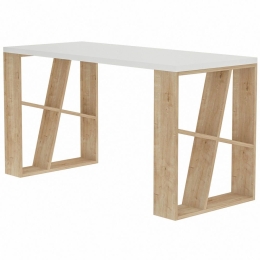 Γραφείο Honey 855DTE3813 140x60x75cm White-Oak