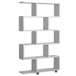 Βιβλιοθήκη Elif 854KLN3601 90x20x156cm White