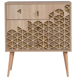 Συρταριέρα Trio 863SPH3403 80x40x90cm Oak