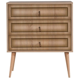 Συρταριέρα Trio 863SPH3404 80x40x90cm Oak