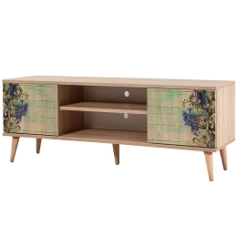 Έπιπλο Τηλεόρασης Truva 863SPH3017 140x40x50cm Multi