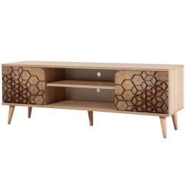 Έπιπλο Τηλεόρασης Truva 863SPH3032 140x40x50cm Multi