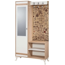 Έπιπλο Εισόδου Inci 863SPH4805 100x36x190cm Multi Μοριοσανίδα,Ξύλο