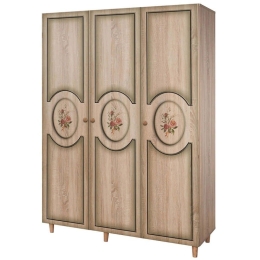 Ντουλάπα Τρίφυλλη Mode 863SPH4215 135x52x192cm Multi Τρίφυλλη