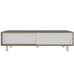Έπιπλο Τηλεόρασης Rob 875ZNA3018 180x35x48,2cm Oak-White