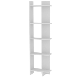 Βιβλιοθήκη Als 875ZNA3601 45x22x170cm White
