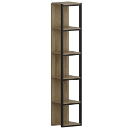 Βιβλιοθήκη Texas 875ZNA3612 33,7x29,5x180cm Black-Oak