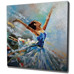Πίνακας Καμβάς 265VGA1307 45x45cm Multi Wallity Τετράγωνοι Ξύλο, Καμβάς