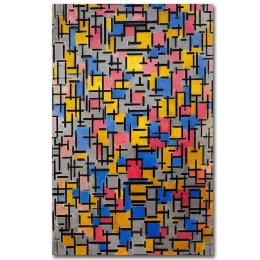 Πίνακας Καμβάς 249CVT1439 45x70cm Multi Wallity Κάθετοι Ξύλο, Καμβάς