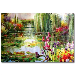 Πίνακας Καμβάς 249CVT1507 70x45cm Multi Wallity Οριζόντιοι Ξύλο, Καμβάς