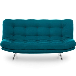 Καναπές - Κρεβάτι Τριθέσιος Misa 859FTN1317 200x105x95cm Petrol Green